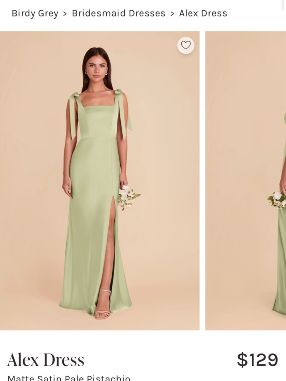 Birdy Grey Alex Maxi Dress in Pale Pistachio